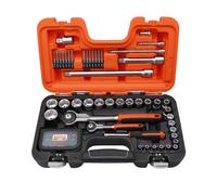 Bahco SW79 Swivel Socket Set of 79 Metric 1/4in & 1/2in Drive