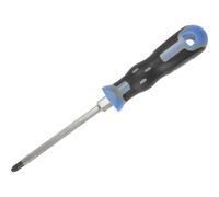 Bahco Screwdriver Tekno+ Pozidriv PZ2 125 mm Hexagon Shank Black/Blue