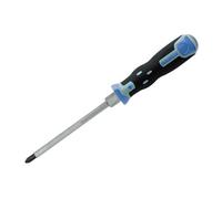 Bahco Tekno+ Pozi Through Shank Screwdriver Multi Colour (Pz2 X 125mm)