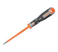 Bahco Tekno+ VDE Insulated Slotted Screwdriver 3mm 100mm