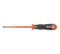 Bahco Tekno+ VDE Insulated Slotted Screwdriver 4mm 100mm