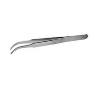 Bahco TL 2AB-SA High Precision Tweezers with Flat Rounded Tips, Silver