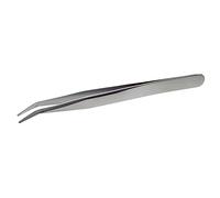 Bahco TL SM 115-SA SMD Stainless Tweezers with Angled Tips, Silver