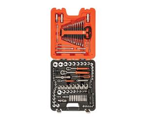 Bahco Tool Kit Set With Spanners Crowfoot Wrench And Accessories 138 Piece S138