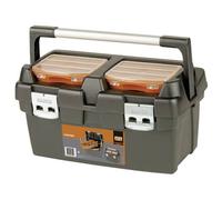 Bahco Heavy Duty Plastic Tool Box 27l 500 Mm Brown