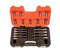 Bahco Torx Star 1/2in Drive Socket Set 18 Piece Long And Short S18TORX