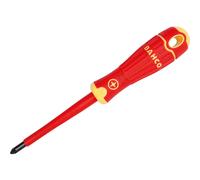 Bahco B142.000.075 BAHCOFIT Insulated Screwdriver Pozidriv Tip PZ0 x 75mm