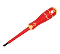 Bahco B196.040.100 fit Insulated Slotted Screwdriver 4.0 X 100Mm