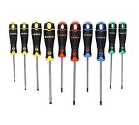 BahcoFit Coloured Handle Screwdriver Set, 10 Piece