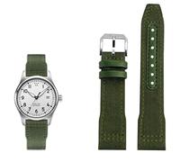 BAHDB 20mm 21mm 22mm Nylon Leather Watchband，For IWC Le Petit Prince Big Pilot IW3777 Black Sport Canvas Watch Strap