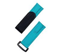 BAHDB Nylon Fabric Leather 20mm Colorful Watchband For Rolex Strap DAYTONA SUBMARINER GMT Yacht-Master Bracelet Watch Band(Tiff Blue Blk)