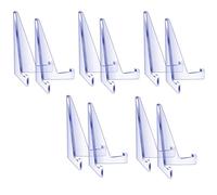Bahderaus 10Pcs 35PT-360PT Card Sleeves Display Holder Acrylic Stands Small Rack for Baseball Football Sports Card Trading&Display