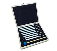 Bahderaus Tuning Fork Wooden Box Set Tuning Fork for Set,8 Tuning Forks+1 Mallet, for Nursing, and Music Students