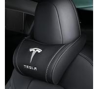 BAHELS Car Neck Pillow For Tesla Model 3 Model Y Model S Model X Car Seat Headrest Emblem Orthopedic Neck Support Rest Pillow Breathable Accessories,Black