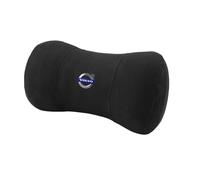 BAHELS Car Neck Pillow For Volvo XC60/XC40/S90/S60 Car Seat Headrest Emblem Orthopedic Neck Support Rest Pillow Breathable Accessories,Black