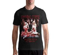 BAHIMI Kina D Wilson Cannibal Corpse T Shirt Men's Casual Personality Fashion Short Sleeved Shirt Size XL Black