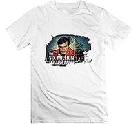 BaHimi Men's The Six Million Dollar Man T Shirt White Size M