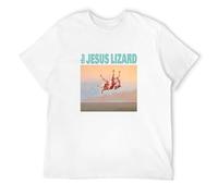 BAHIMI The Jesus Lizard Down T-Shirt White L