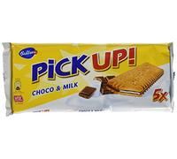 Bahlsen PiCK UP Milk and Cream Chocolate Biscuit Bars, Case of 14 x 140g