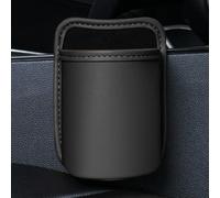 BAHME 1 x Car Drink Holder, Car Drink Holder for Door, Clip-On Bottle Holder with Leather Protection, Universal Drink Organiser for Back Seat, Suitable for Water Cups and Large Bottles