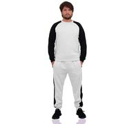 Bahob® Mens Tracksuit Set 2 Piece Sweatshirt and Joggers for Men Fleece Tracksuit Sets Gym Casual Exercise Running Sport Lounge Wear S-XXL (MRTS-151-B, Small)
