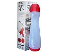 BaHoki Essentials Pancake Pen - Easy Squeeze Pancake Art Plastic Bottle Container - Pancake and Crepe Batter Mixer and Dispenser - Kitchen Baking Tool and Supplies - Drip Free Silicone Nozzle