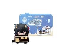Bahomu Anime Figure Blind Box, Cute Honkai Star Rail Official Mini Figure, 1.5-inch Chibi PVC Collectible Figures Gift for HSR Fans (BB-Star rail-1pc)