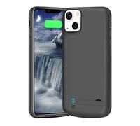 BAHOND Battery Case for iPhone 12 mini & iPhone 13 mini, 4000mAh Rechargeable Extended Battery Charging Charger Case, Add 100% Extra Juice (5.4 Inches) Black