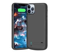 BAHOND Battery Case for iPhone 12 Pro Max/iPhone 13 Pro Max, 6000mAh Rechargeable Extended Battery Charging Charger Case, Add 100% Extra Juice (6.7 Inches) Black