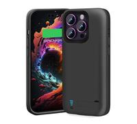 BAHOND Battery Case for iPhone 14 Pro Max, 6000mAh Rechargeable Extended Battery Charging Charger Case, Add 100% Extra Juice (6.7 Inches) Black