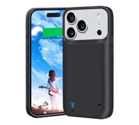BAHOND Battery Case for iPhone 17 Pro Max, 6000mAh Rechargeable Extended Battery Charging/Charger Case, Add 100% Extra Juice (6.9 Inches) Black
