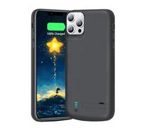 BAHOND [Newest Version Battery Case for iPhone 13 & iPhone 13 Pro, 5000mAh Rechargeable Extended Battery Charging Charger Case, Add 100% Extra Juice (6.1 Inches) Black