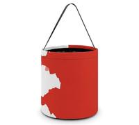 Bahrain Bahrainian Flag Fragments Large Easter Basket Candy Bags Canva Tote Bag Portable Hallowee Bucket