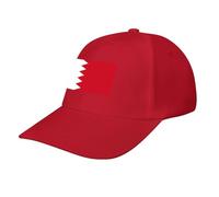 Bahrain Flag Baseball Cap,Summer Adjustable Classic Low Profile Hat for Men Women,The Ultimate Accessory for Activies Red