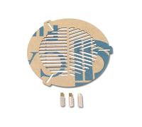 Bahtinov Focus Mask - Adjustable 3 Metal Posts for Precise Telescope Focusing, Scratch - Resistant Silicone Covers, Lightweight Design for 100-140mm Objective Lens Telescopes