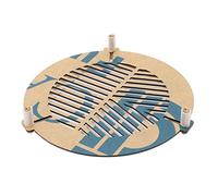 Bahtinov Mask for Telescopes 100-140mm, Acrylic Focus Mask with 3 Metal Posts for Astrophotography, Easy Installation for Newtonian Refractor SCT