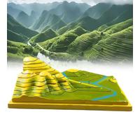 BAHUIO Contour Topographic Map Interpretation Model, Plate Tectonics Equipment Model, Geography Geomorphology Teaching Instruments Aids,Geology 3D Plate Tectonics Model
