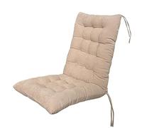 BAHULA High Back Chair Cushion, Patio Outdoor Chair Cushion Seat Pads, Recliner Soft Garden Chair Seat Pad Cushion with Backrest for Indoor, Office, Home, Rocking Chairs,Camel,45 * 100cm