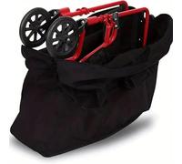 BAHULA Rollator Travel Bag, 600D Wheelchair Bag for Folding Walker Compact Wheelchair, Waterproof Portable Carry Case Cover for Daily Storage Travel,95 * 33 * 76cm