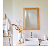 Bahya - Solid teak mirror 70x50 cm Natural