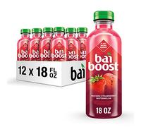 Bai Boost Watamu Strawberry Watermelon, Antioxidant Infused Beverage, 18 fl oz bottle (Pack of 12)