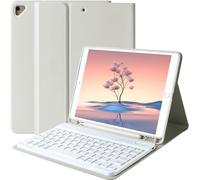 BAIBAO Keyboard Case for iPad 9th/8th/7th Generation/iPad Air 3/iPad Pro 10.5, Detachable Wireless Bluetooth Keyboard with Pencil Holder, Gray