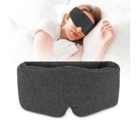 BaiBaoHui Modal Cotton Blackout Sleep Mask - Adjustable, Breathable & Comfortable Eye Cover for Nighttime, Travel, or Naps - Unisex Design for Adults & Kids