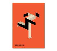 Baibexing Abstract Bauhaus Modern Simplicity Geometric Wall Art Room Decor Prints Posters Nordic Style Canvas Painting Home Bedroom Mural Pictures A7 40X50Cm Unframed