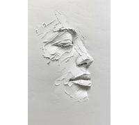 Baibexing Abstract Black And White Female Face Art Canvas Painting Minimalist Figure Aesthetic Posters Prints Living Room Home Decor A2 50X70Cm Unframed