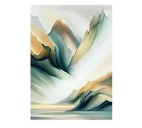 Baibexing Abstract Landscape Wall Art Canvas Painting Posters Prints Pictures Living Room Interior Home Decor A2 40X60Cm Unframed