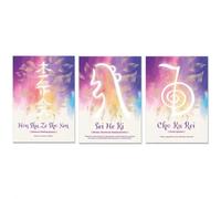 Baibexing Reiki Symbol Aesthetic Art Wall Poster And Prints Yoga Studio Canvas Painting Wall Art Picture Heme Deocr 50X70Cmx3Pcs Unframed