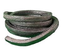 BAIBOS High Purity Graphite Packing,Length 1M/3.2FT Flexible Graphite Compression Packing High Pressure, Steam, Heat Exchange Media (Size : 22 * 22mm)