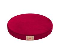 baibu Chair Pad Round Memory Foam Seat Cushion Lumbar Support Pillow for Chair Red -16 Inches