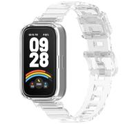 BAIDIYU Strap Compatible with Xiaomi Redmi Smart Band 3, Soft TPU Integrated Protective Strap Replacement Strap Compatible with Xiaomi Redmi Smart Band 3., transparent, Xiaomi Redmi Smart Band 3
